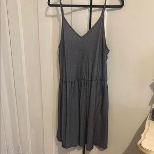 Navy Blue Sleeveless Dress